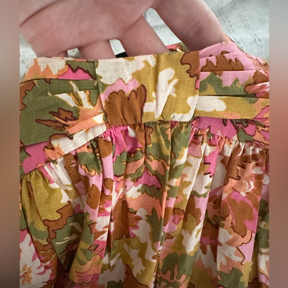 Zimmermann Floral skirt size 0P 100% cotton - Picture 5 of 8